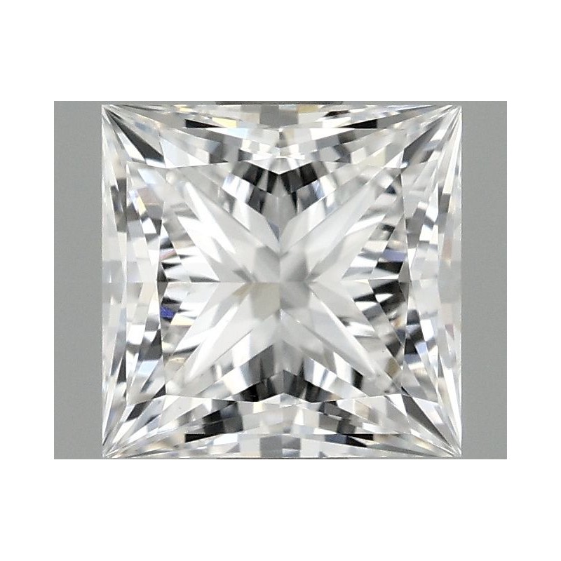 Diament laboratoryjny bezbarwny szlif princess, 1.08ct, VVS2, E, IGI LG717592695
