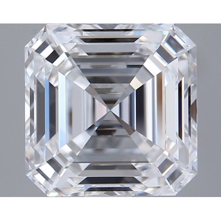 Diament laboratoryjny bezbarwny Asscher, 2.63ct, VVS2, E, GIA 2536657285