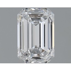 Diament szlif szmaragdowy, 0.5ct, VS2, D, GIA 7536201709