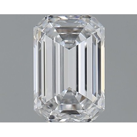 Diament szlif szmaragdowy, 0.5ct, VS2, D, GIA 7536201709