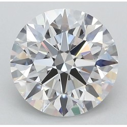 Diament laboratoryjny bezbarwny szlif okrągły, 2.62ct, VVS1, D, IGI LG678534400