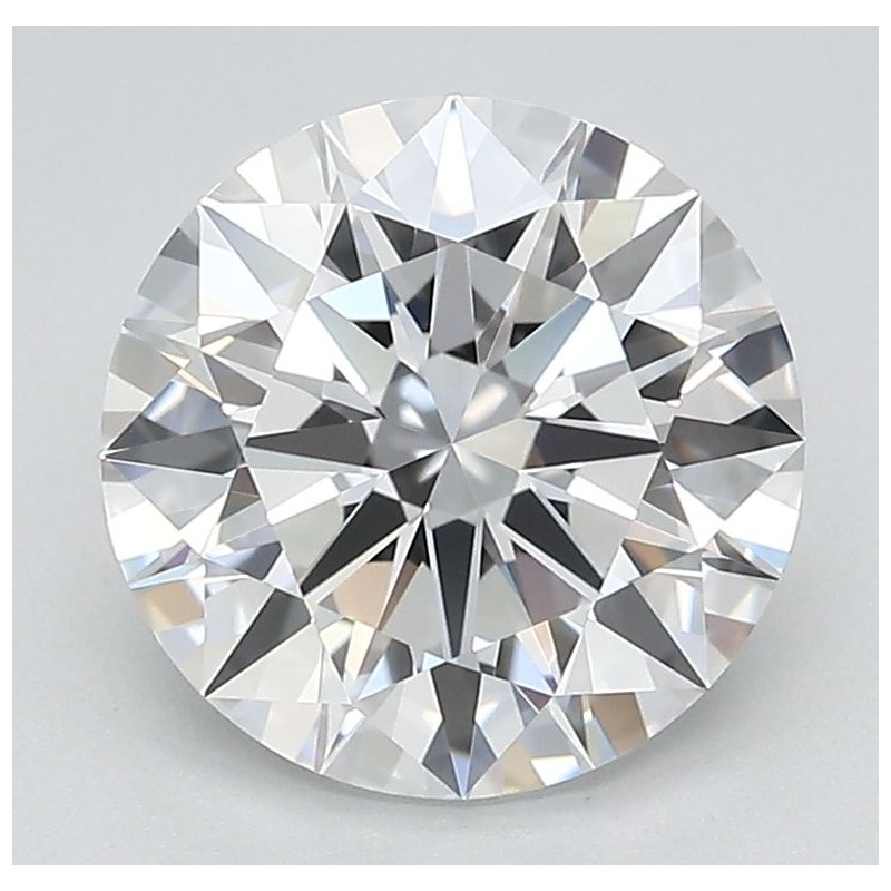 Diament laboratoryjny bezbarwny szlif okrągły, 2.7ct, IF, D, IGI LG674508752