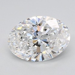 Diament laboratoryjny bezbarwny szlif owalny, 2.04ct, VVS1, D, IGI LG722562849