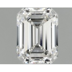 Diament laboratoryjny bezbarwny szlif szmaragdowy, 1.06ct, VVS2, F, IGI LG727553698