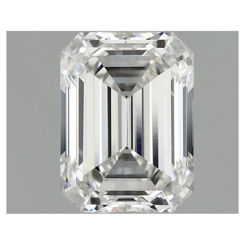 Diament laboratoryjny bezbarwny szlif szmaragdowy, 1.06ct, VVS2, F, IGI LG727553698