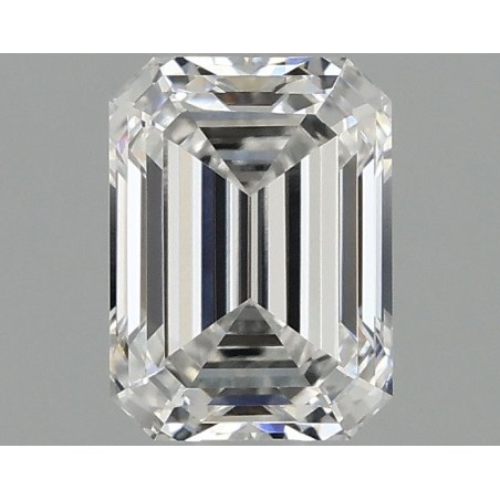 Diament laboratoryjny bezbarwny szlif szmaragdowy, 1.05ct, VVS2, E, IGI LG727520560