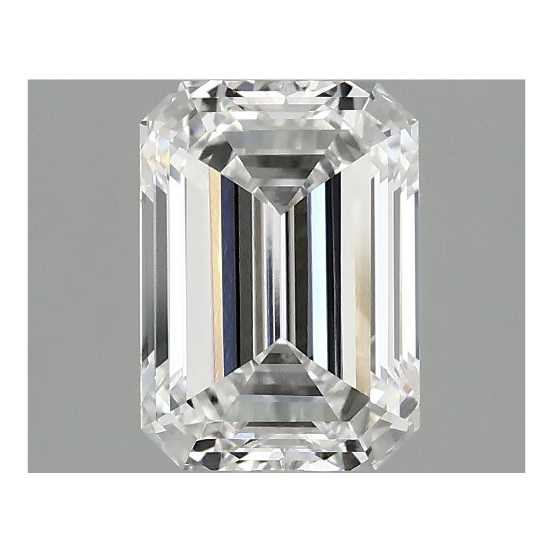 Diament laboratoryjny bezbarwny szlif szmaragdowy, 2.01ct, VVS2, E, IGI LG742517984