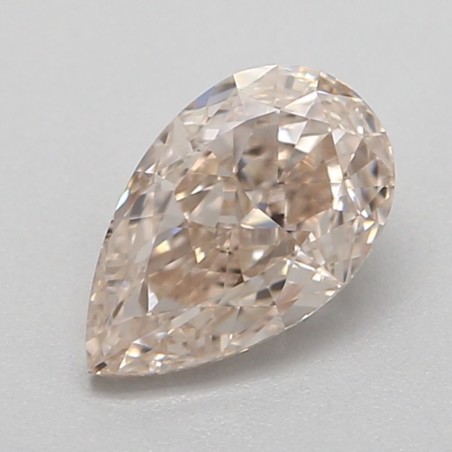 Diament o barwie fantazyjnej szlif gruszkowy, 0.5ct, VS2, Fancy Light Pinkish Brown, GIA 2231123964