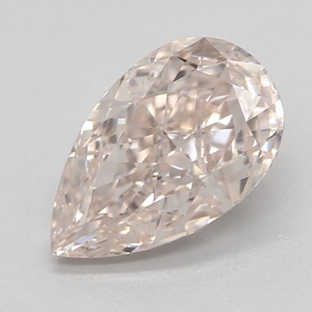 Diament o barwie fantazyjnej szlif gruszkowy, 0.77ct, VVS2, Light Pinkish Brown, GIA 2235123851