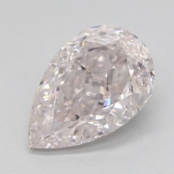 Diament o barwie fantazyjnej szlif gruszkowy, 0.71ct, VS1, Very Light Pink, GIA 6234166696