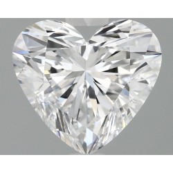 Diament laboratoryjny bezbarwny serce, 1.53ct, VVS2, D, IGI LG691590442
