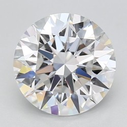 Diament laboratoryjny bezbarwny szlif okrągły, 2.08ct, VVS1, D, IGI LG735544285