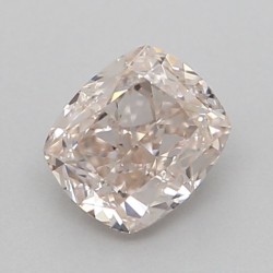 Diament o barwie fantazyjnej szlif poduszkowy modyfikowany, 0.34ct, VVS1, Light Pinkish Brown, GIA 7235192183