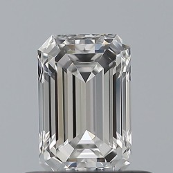 Diament szlif szmaragdowy, 0.5ct, VVS2, E, GIA 6531772121