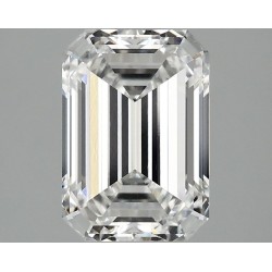 Diament laboratoryjny bezbarwny szlif szmaragdowy, 2.06ct, VVS2, E, IGI LG742514354