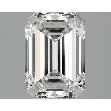 Diament laboratoryjny bezbarwny szlif szmaragdowy, 2.06ct, VVS2, E, IGI LG742514354