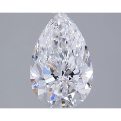 Diament laboratoryjny bezbarwny szlif gruszkowy, 1.34ct, VVS2, D, IGI LG741572021