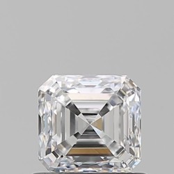 Diament Asscher, 0.9ct, SI1, D, GIA 6511900404