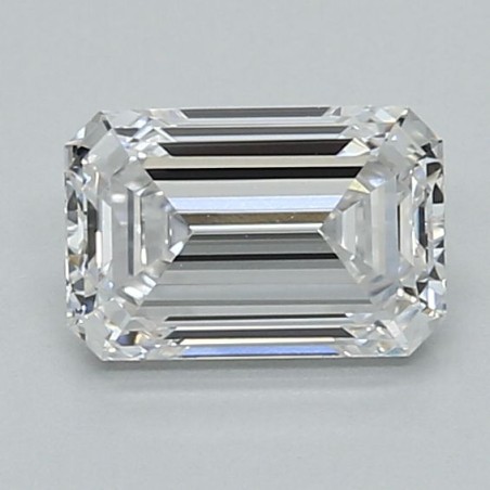 Diament laboratoryjny bezbarwny szlif szmaragdowy, 1.05ct, VVS1, D, IGI LG717592933