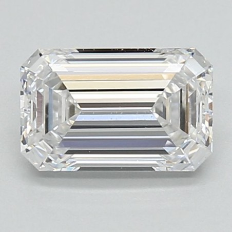 Diament laboratoryjny bezbarwny szlif szmaragdowy, 1.06ct, VVS1, D, IGI LG717599426