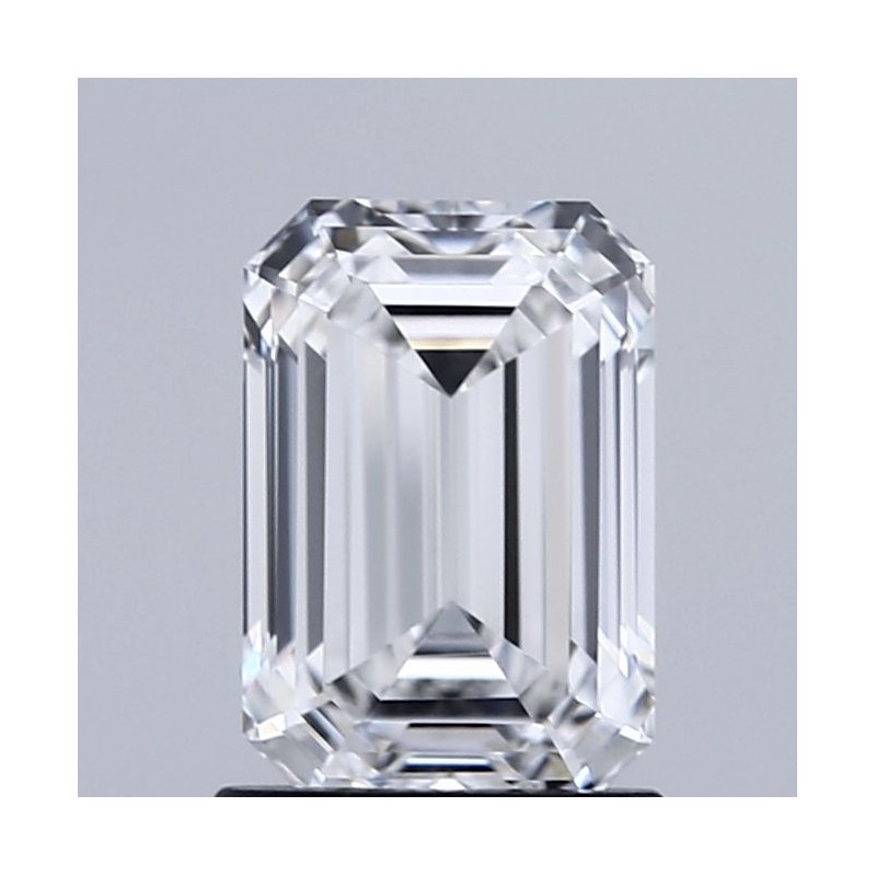 Diament laboratoryjny bezbarwny szlif szmaragdowy, 1.54ct, VVS2, F, IGI LG732591760