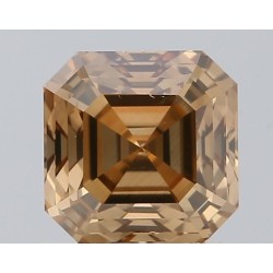 Diament o barwie fantazyjnej szlif szmaragdowy, 1.02ct, SI1, Fancy Dark Brown, GIA 6522635669