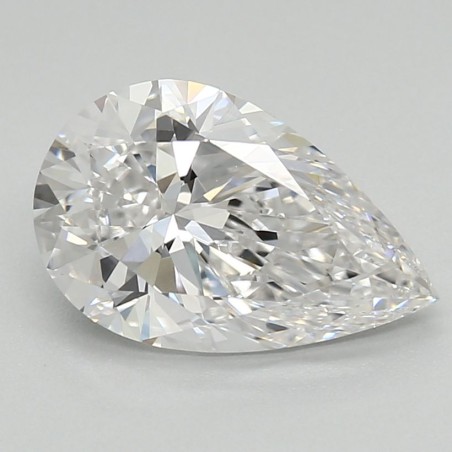 Diament laboratoryjny bezbarwny szlif gruszkowy, 1.58ct, VVS2, D, IGI LG732517313