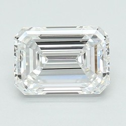Diament laboratoryjny bezbarwny szlif szmaragdowy, 1.07ct, VVS2, D, IGI LG702527340