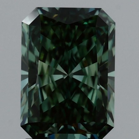 Diament laboratoryjny o barwie fantazyjnej radiant, 2.08ct, VVS2, Fancy Vivid Green, IGI LG717528262