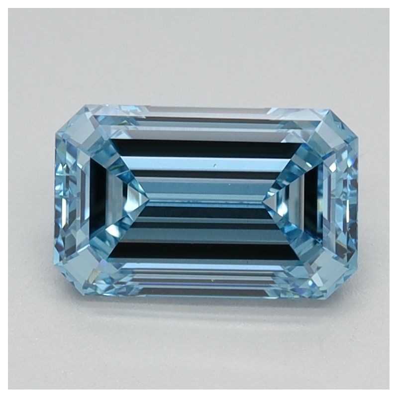 Diament laboratoryjny o barwie fantazyjnej szlif szmaragdowy, 1.09ct, VVS2, Fancy Intense Blue, IGI LG613350755 Diament laboratoryjny o barwie fantazyjnej szlif szmaragdowy, 1.09ct, VVS2, Fancy Intense Blue, IGI LG613350755