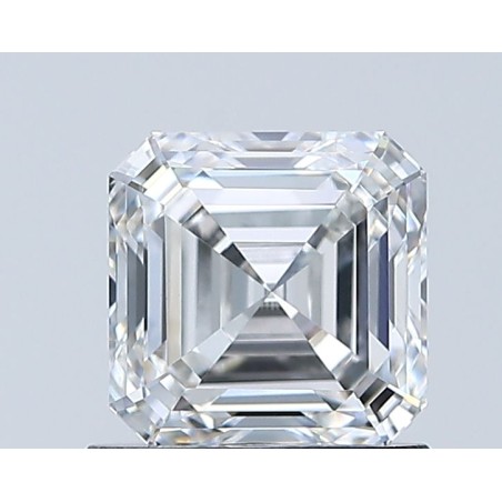 Diament laboratoryjny bezbarwny szlif szmaragdowy kwadratowy, 1.03ct, VVS2, E, IGI LG618495878