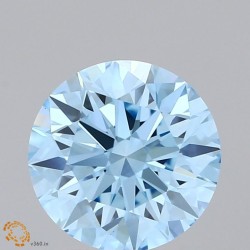 Diament laboratoryjny o barwie fantazyjnej szlif okrągły, 2.34ct, VVS2, Fancy Vivid Blue, IGI LG610317813
