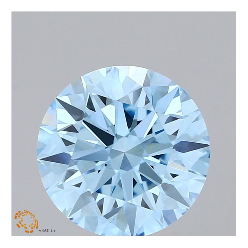Diament laboratoryjny o barwie fantazyjnej szlif okrągły, 2.34ct, VVS2, Fancy Vivid Blue, IGI LG610317813 Diament laboratoryjny o barwie fantazyjnej szlif okrągły, 2.34ct, VVS2, Fancy Vivid Blue, IGI LG610317813