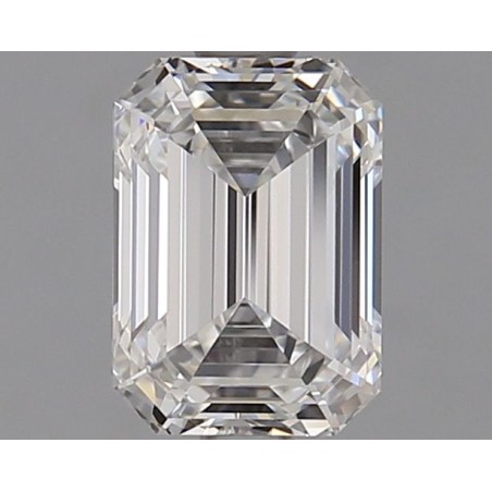 Diament laboratoryjny bezbarwny szlif szmaragdowy, 1.53ct, VVS2, F, GIA 7488551804
