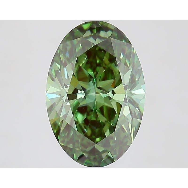 Diament laboratoryjny o barwie fantazyjnej szlif owalny, 2.62ct, VVS2, Fancy Vivid Green, IGI LG733501014 Diament laboratoryjny o barwie fantazyjnej szlif owalny, 2.62ct, VVS2, Fancy Vivid Green, IGI LG733501014