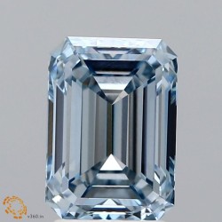 Diament laboratoryjny o barwie fantazyjnej szlif szmaragdowy, 2.68ct, VVS2, Fancy Blue, IGI LG633433501