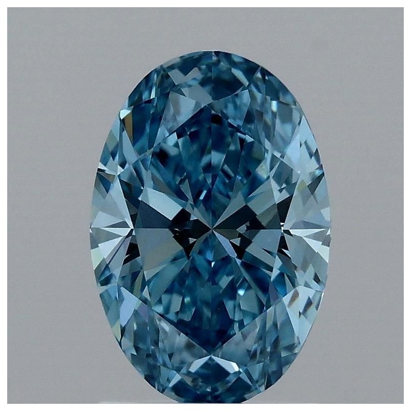Diament laboratoryjny o barwie fantazyjnej szlif owalny, 1.57ct, VVS2, Fancy Vivid Blue, IGI LG709537543 Diament laboratoryjny o barwie fantazyjnej szlif owalny, 1.57ct, VVS2, Fancy Vivid Blue, IGI LG709537543