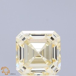 Diament laboratoryjny o barwie fantazyjnej szlif szmaragdowy kwadratowy, 1.76ct, VVS2, Fancy Intense Yellow, IGI LG691549786
