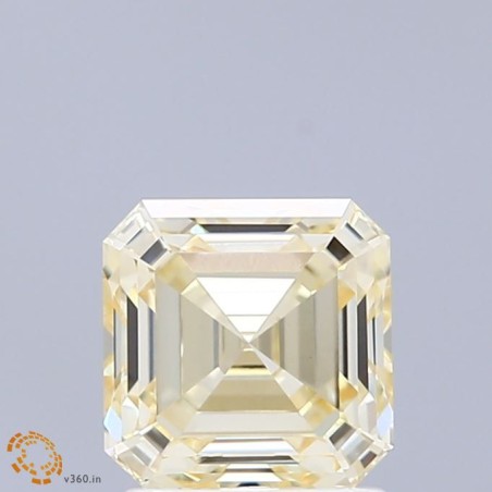 Diament laboratoryjny o barwie fantazyjnej szlif szmaragdowy kwadratowy, 1.76ct, VVS2, Fancy Intense Yellow, IGI LG691549786