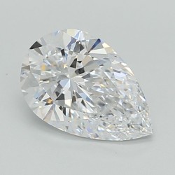 Diament laboratoryjny bezbarwny szlif gruszkowy, 2.06ct, VVS1, D, IGI LG735544425