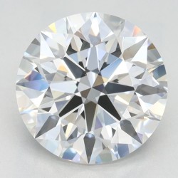 Diament laboratoryjny bezbarwny szlif okrągły, 2.83ct, VVS1, D, GIA 6502282623