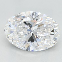 Diament laboratoryjny bezbarwny szlif owalny, 2.67ct, VVS1, D, GIA 7501282588
