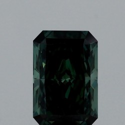 Diament laboratoryjny o barwie fantazyjnej radiant, 1.52ct, VVS2, Fancy Deep Green, IGI LG709537417