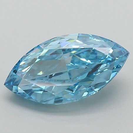 Diament laboratoryjny o barwie fantazyjnej markiza, 2.16ct, VVS2, Fancy Vivid Blue, IGI LG636494766