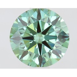 Diament laboratoryjny o barwie fantazyjnej szlif okrągły, 1.03ct, VVS2, Fancy Vivid Green, IGI LG733573298