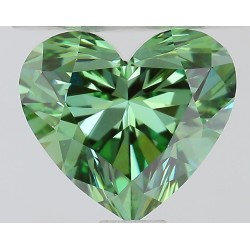 Diament laboratoryjny o barwie fantazyjnej serce, 1.02ct, VVS2, Fancy Vivid Green, IGI LG727543775