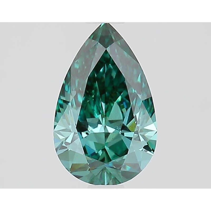 Diament laboratoryjny o barwie fantazyjnej szlif gruszkowy, 1.08ct, VVS2, Fancy Vivid Green, IGI LG713527607 Diament laboratoryjny o barwie fantazyjnej szlif gruszkowy, 1.08ct, VVS2, Fancy Vivid Green, IGI LG713527607