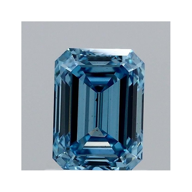 Diament laboratoryjny o barwie fantazyjnej szlif szmaragdowy, 1.27ct, VVS2, Fancy Vivid Blue, IGI LG689572666 Diament laboratoryjny o barwie fantazyjnej szlif szmaragdowy, 1.27ct, VVS2, Fancy Vivid Blue, IGI LG689572666