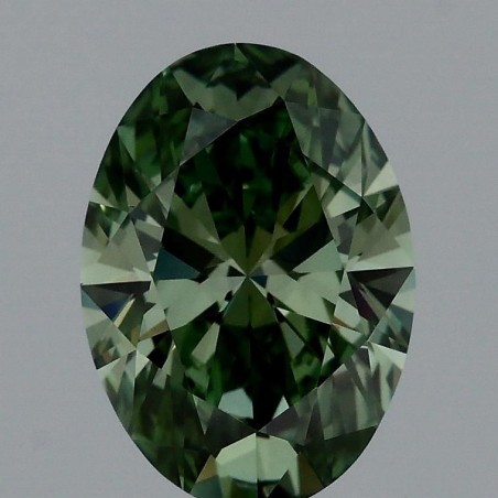 Diament laboratoryjny o barwie fantazyjnej szlif owalny, 1.17ct, VVS2, Fancy Vivid Green, IGI LG717548398