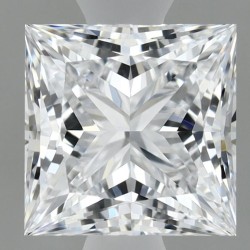 Diament laboratoryjny bezbarwny szlif princess, 1.04ct, IF, D, IGI LG602301767